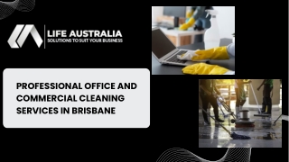 Professional Office and Commercial Cleaning Services in Brisbane