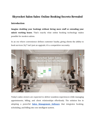 Skyrocket Salon Sales_ Online Booking Secrets Revealed