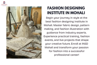 Fashion designing institute in mohali
