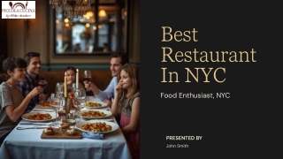 Best Restaurant in NYC