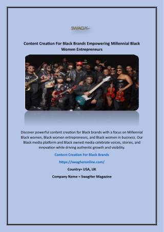 PR For Black Businesswomen With Success Stories Entrepreneurs Leaders And Innova