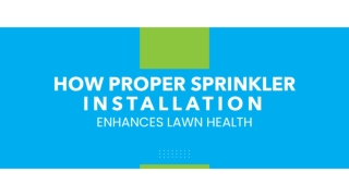 Residential Irrigation Design for Lasting Growth