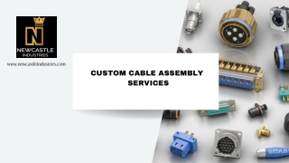 Custom Cable Assembly Services - www.newcastleindustries.com