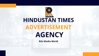 Ritz Media World – Trusted Partner for Hindustan Times Advertisement Service