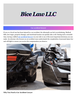 Car accident lawyer