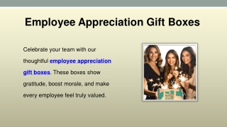Employee Appreciation Gift Boxes