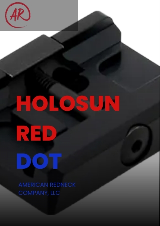 Holosun Red Dot Sights - Durable, Accurate & Optic-Ready Solutions