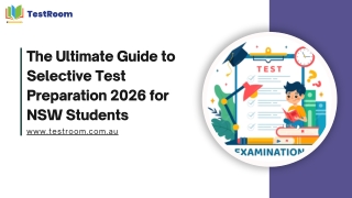 The Ultimate Guide to Selective Test Preparation 2026 for NSW Students