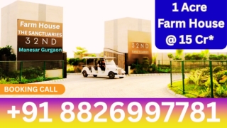 The Sanctuaries by 32nd Farmhouse New Booking Open in Prime Manesar Location 882