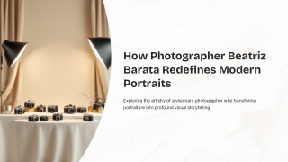 How Photographer Beatriz Barata Redefines Modern Portraits