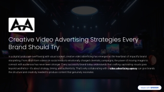 Creative Video Advertising Strategies Every Brand Should Try