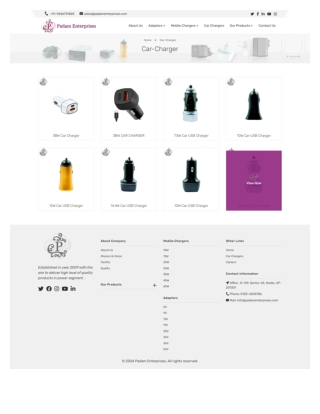 Car Charger Manufacturers | Padam Enterprises