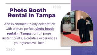 Photo Booth Rental In Tampa