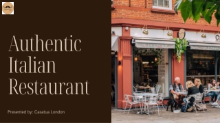 Presentation - Authentic Italian Restaurant (1)