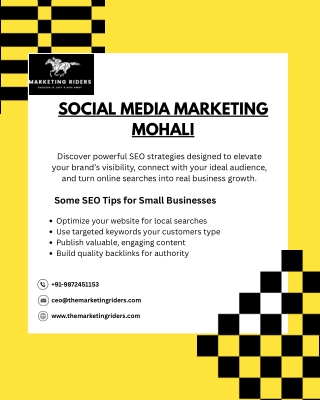 Transform Your Online Presence with Social Media Marketing in Mohali