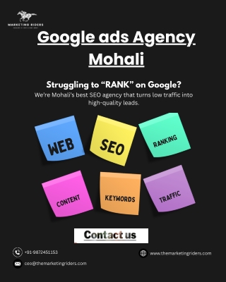 Boost Your Business Growth with the Best Google Ads Agency in Mohali