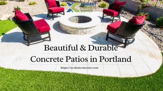 Beautiful & Durable Concrete Patios in Portland – Xcelent Concrete Services