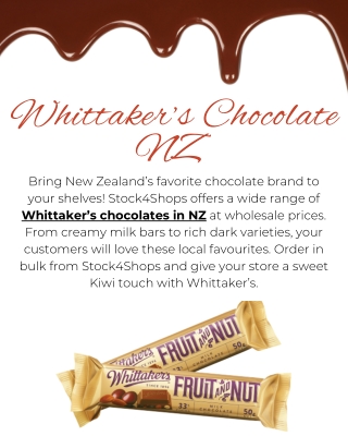 Whittaker’s Chocolate NZ