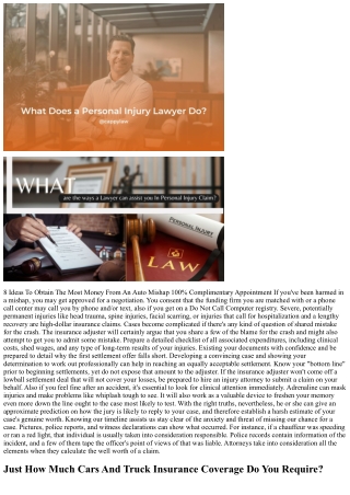 16 Blunders To Avoid When Negotiating Your Automobile Mishap Negotiation