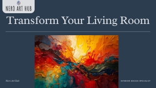 Transform Your Living Room canvas painting