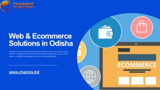 Web & E-Commerce Solutions in Odisha | Build, Grow & Succeed Online with Channix