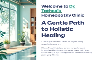 Homeopathy: A Practical Guide for First-Time Patients