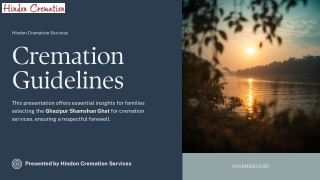 Hindon Cremation Guidelines