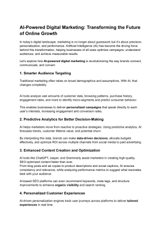 AI-Powered Digital Marketing_ Transforming the Future of Online Growth