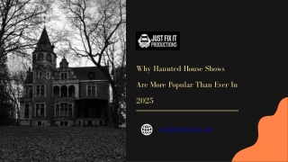 Why Haunted House Shows Are More Popular Than Ever In 2025