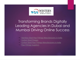 Transforming Brands Digitally Leading Agencies in Dubai and Mumbai Driving Online Success