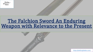 The Falchion Sword An Enduring Weapon with Relevance to the Present