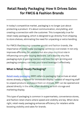 environmentally friendly packaging solutions