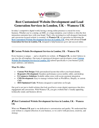 best-customized-website-development-and-lead-generation-services-in-london-uk-wamexs-uk