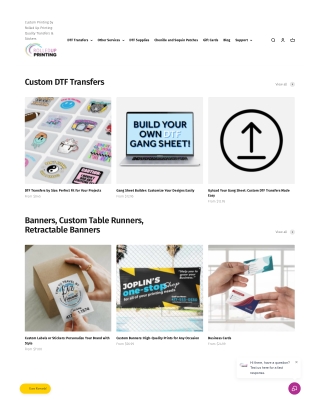 Rolled Up Printing – Fast, High-Quality Custom DTF Transfers for Every Creator