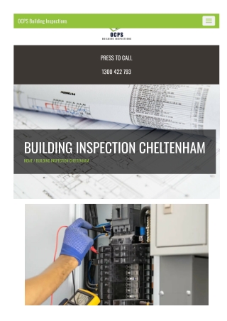 Building Inspection Cheltenham