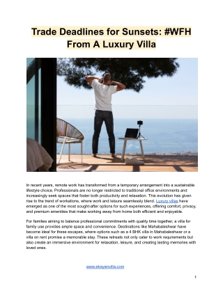 Trade Deadlines for Sunsets_ #WFH From These Luxury Villa (1)