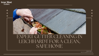 Expert Gutter Cleaning In Leichhardt For A Clean, Safe Home