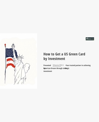 How to Get a US Green Card by Investment
