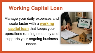 Working Capital Loan