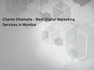 Charmi Dhamelia – Best Digital Marketing Services in Mumbai for Business Growth