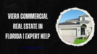 Viera Commercial Real Estate in Florida  Expert Help