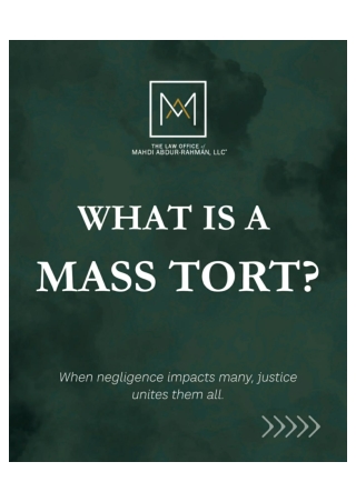 Your Advocates for Justice in Mass Tort Litigation | Mass Tort Case
