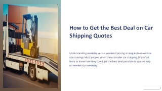shipping quotes