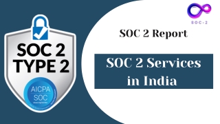 Reliable SOC 2 Service in India for Businesses