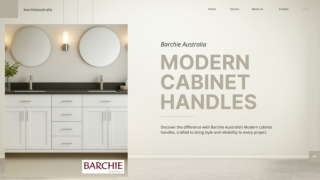 Discover Premium Contemporary Handles by Barchie Australia