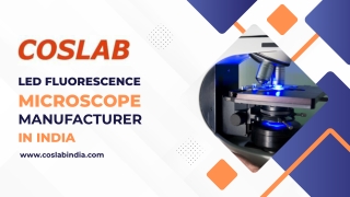 Best LED Fluorescence Microscope Manufacturers in India
