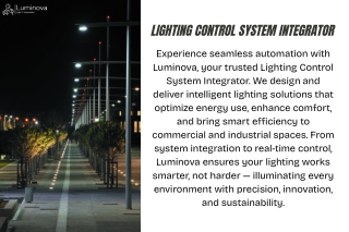 Lighting Control system Integrator