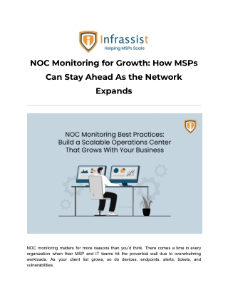 NOC Monitoring for Growth_ How MSPs Can Stay Ahead As the Network Expands