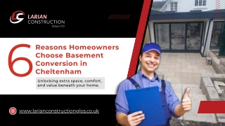 Reasons Homeowners Choose Basement Conversion in Cheltenham
