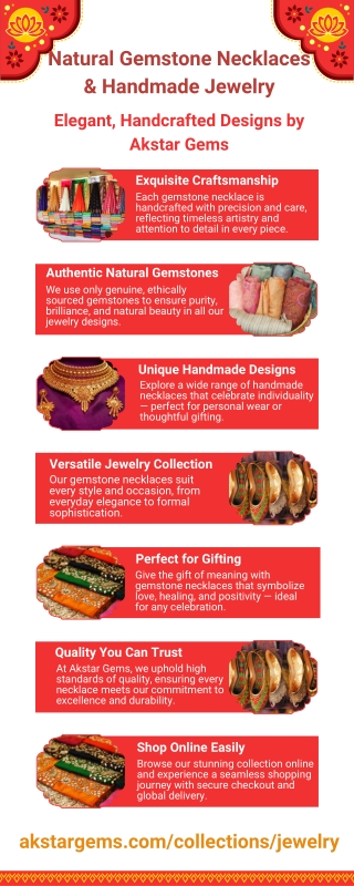 Natural Gemstone Necklaces, Handmade Jewelry, Buy Gemstone Necklaces Online